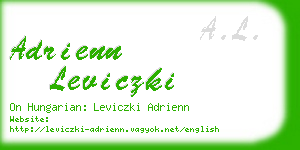 adrienn leviczki business card